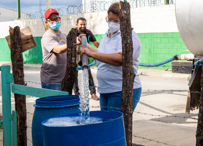 ISM aporta 60,000 galones de agua potable a comunidades de Santiago Rodríguez 
