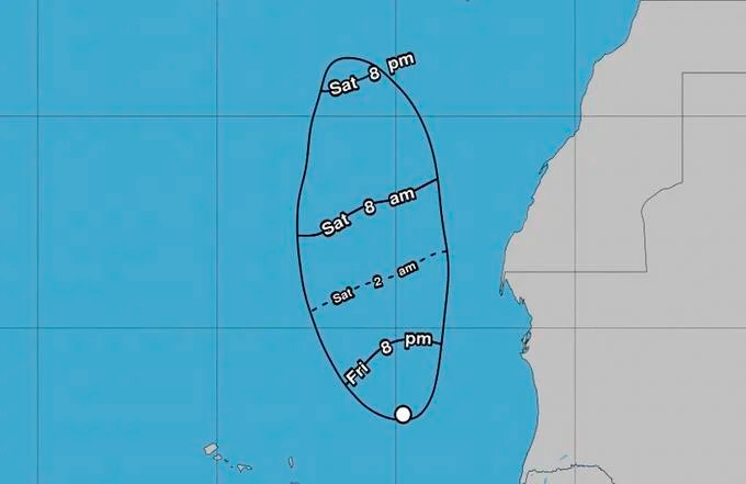 Anuncian formación de Depresión Tropical #10 en la zona este del Atlántico