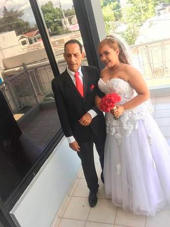 Se quitó vida en tumba de su esposo con foto de la boda 1 Mayimbe Vargas y Maria del Carmen FE