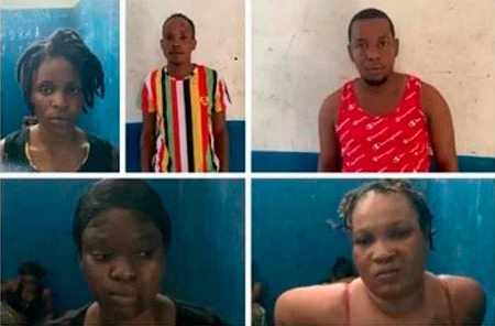 Supuestos delincuentes haitiano FE