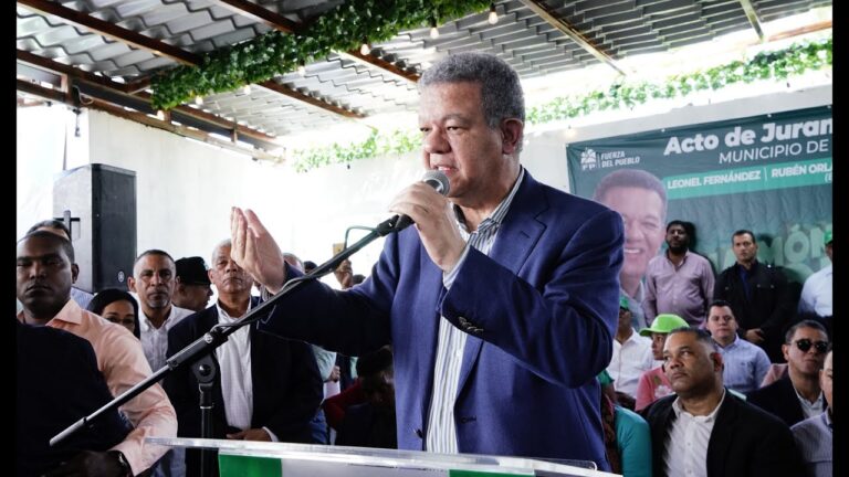 Leonel afirma oficialismo tiembla por crecimiento Fuerza del Pueblo