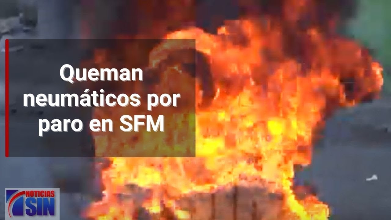 SFM: Se enfrentan policías y manifestantes en paro del Cibao 1