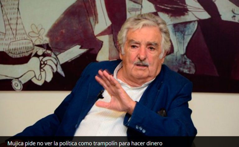 Mujica pide no ver la política como trampolín para hacer dinero 2 Mujica pide no ver la política como trampolín para hacer dinero