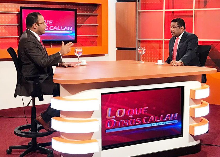 Florentino dice “hay un grupo externo al PLD trabajando para el desplome de Danilo Medina” 1 Salvador Holguin Miguel Florentino FE