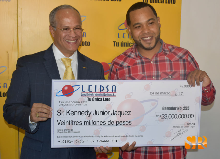 Ganador de 23 millones en Santiago Rodríguez 1 Loto sr