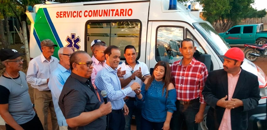 Empresario dona ambulancia para servicios comunitarios y de salud en San José 1 Rafael Rodriguez San Jose ambulancia