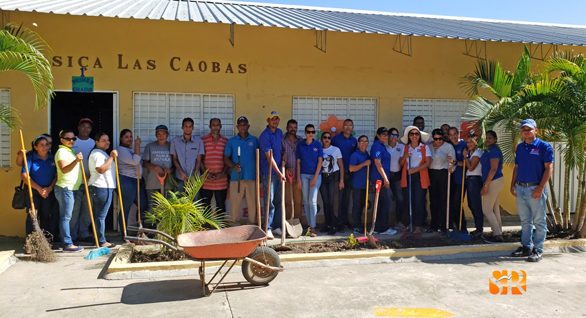 Inician jornadas de mantenimiento escolar Distrito Educativo 09-03 1 Jornada Mantenimiento Las Caobas 2019 2020 1